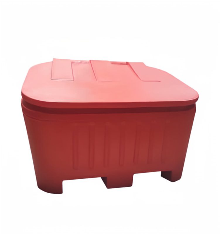 Bac à sable rouge 100 litres